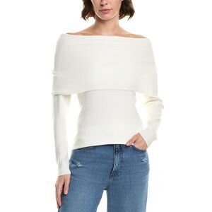 To My Lovers Womens  Off-Shoulder Top, White